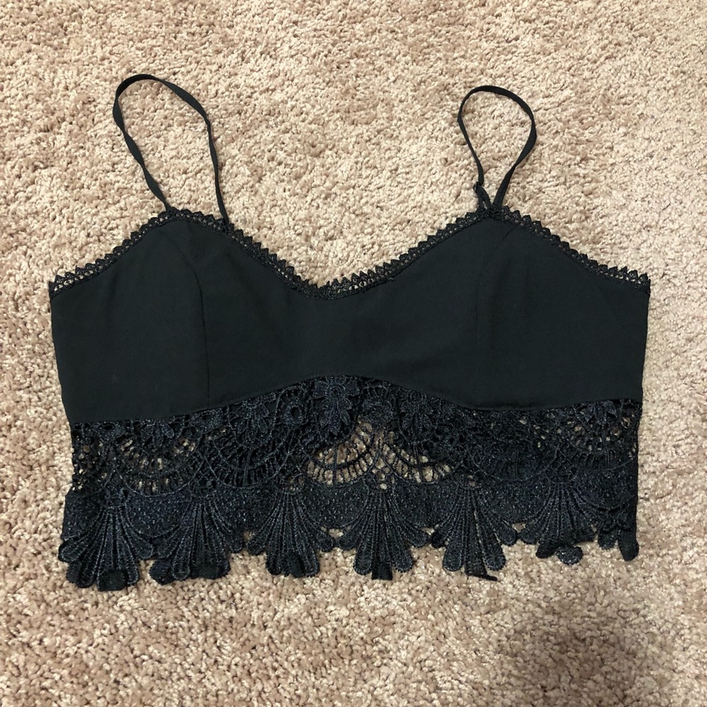 L’atiste Black Bra Top. Medium
